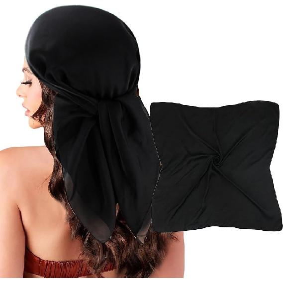Head Scarf for Women Silk Satin Scarves for Hair Wrap Bandana Square Headscarf for Sleeping