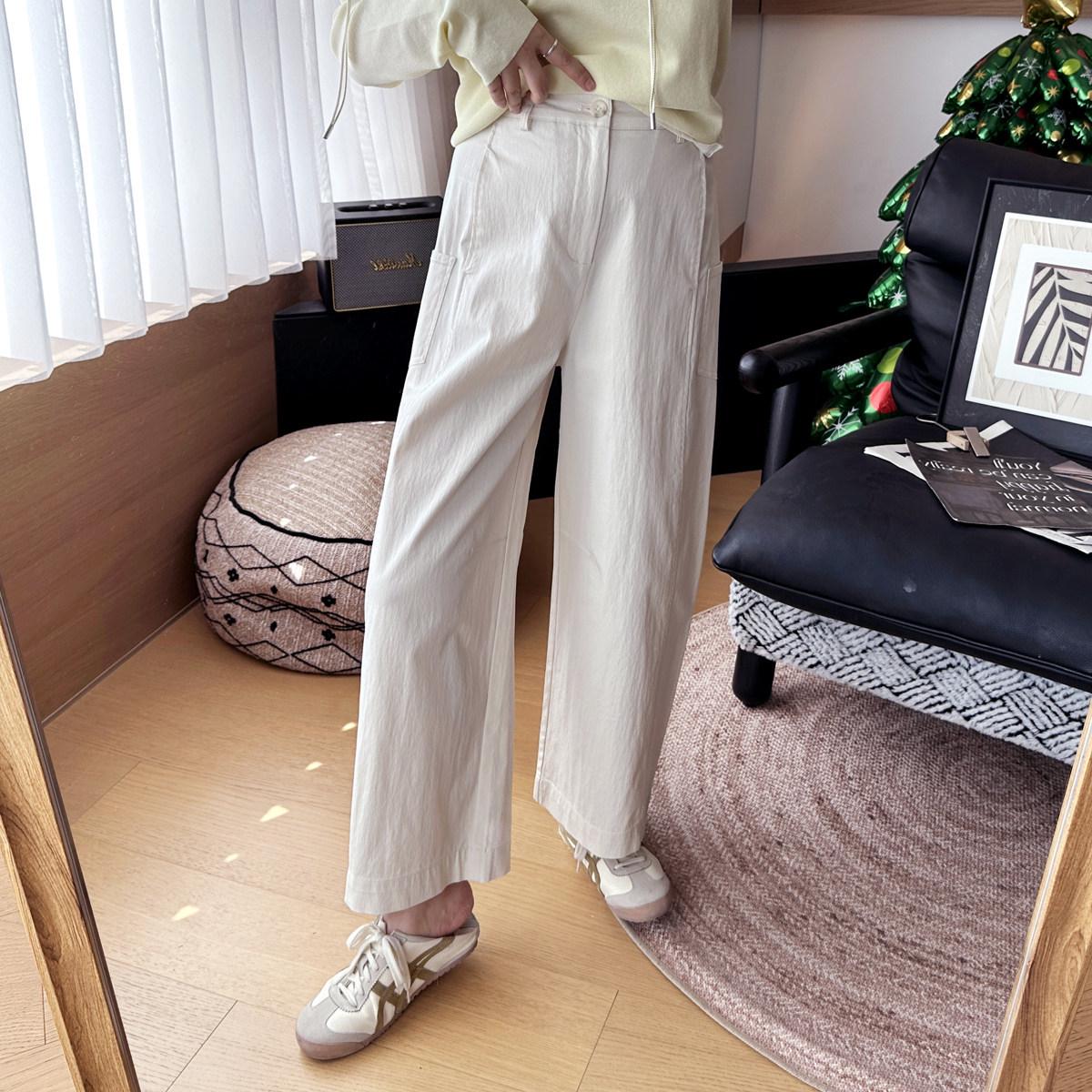 Petite s Essential Spring Slimming Pants: Pear-Shaped, Wrinkle-Resistant, Cropped, and Flaw-Hiding Casual Pants for Women. Large