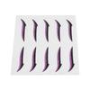 Eyeliner Stickers Colorful Reusable Waterproof Self Adhesive Eyeliner Stickers for Weddings Dance PartiesPurple