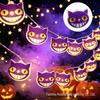 Colorful LED Halloween Ghost String Lights: Cute, Decorative Halloween Lighting