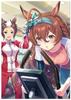 Ichiban Kuji Uma Musume 5º Prêmio C Placa de Ilustração Mejiro Bright
