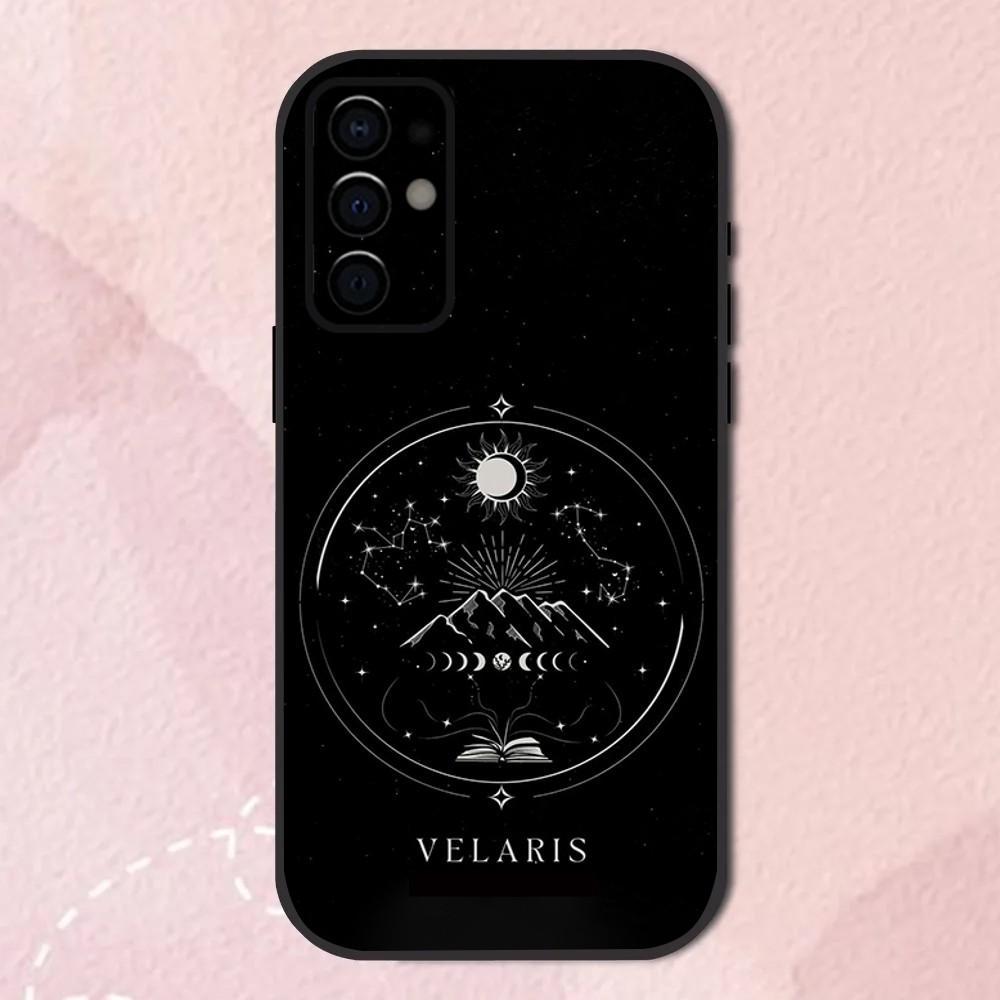Acotar A Court of Mist and Fury Custodia per Telefono Per Samsung S24,S21,S22,S23,S30,Ultra,S20,Plus,Fe,Lite,Note,10,9,5G Guscio Morbido Nero