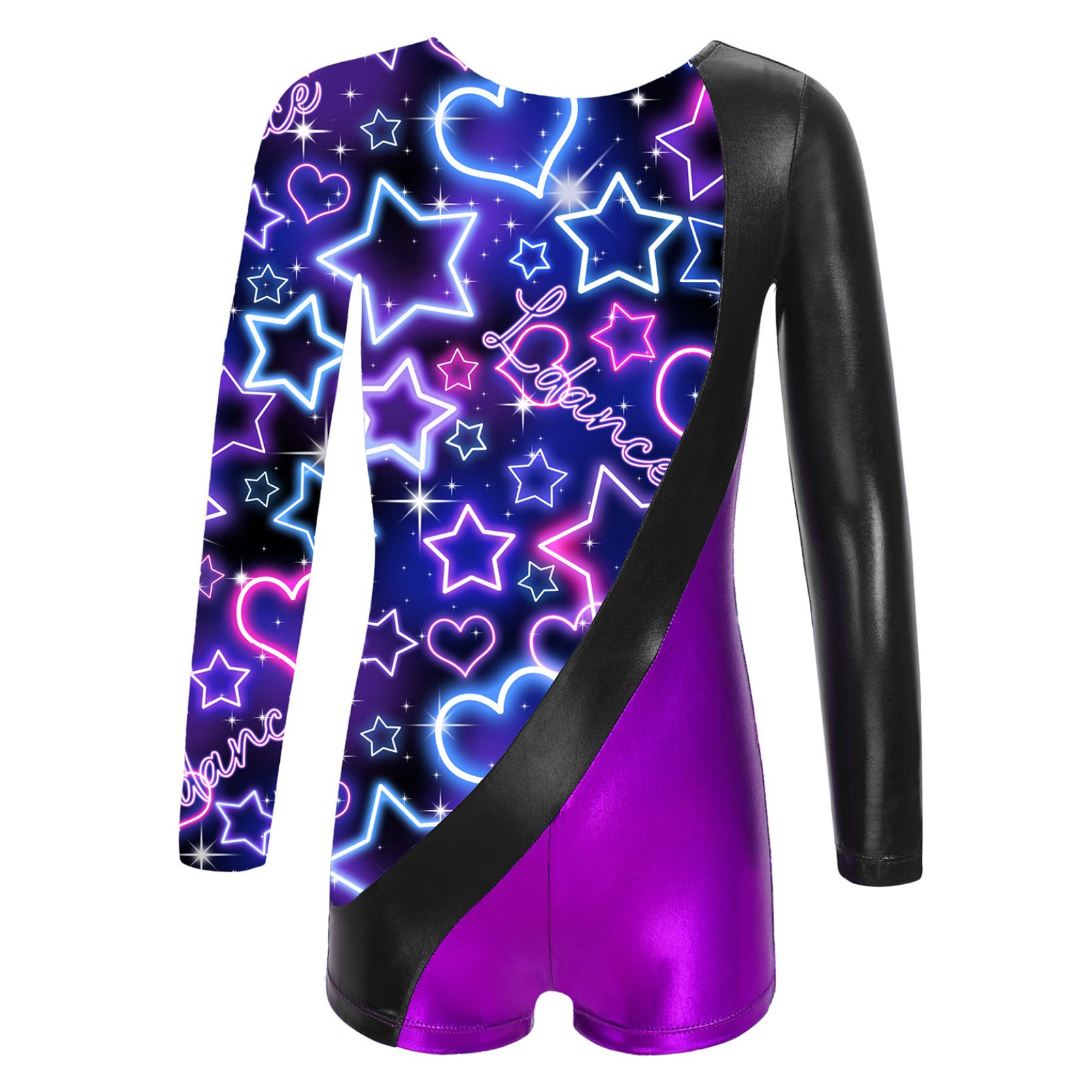 

Девушки блестящие сердца металлик спортивные танцы гимнастика велосипедные трико наряд