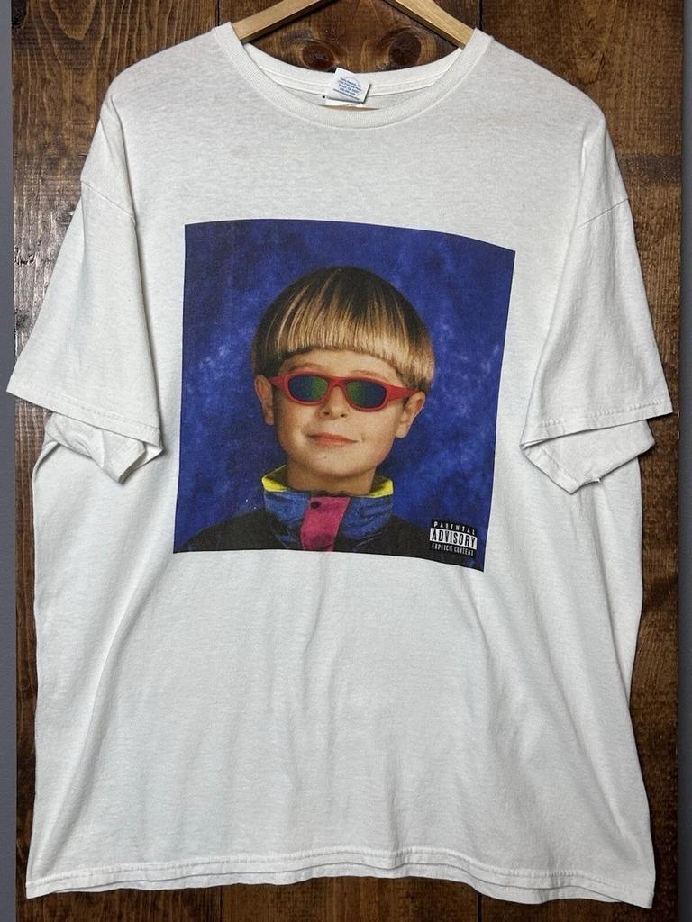 Oliver Tree T-Shirt Unisex Alien Boy Album Cover White Graphic Tee All Sizes