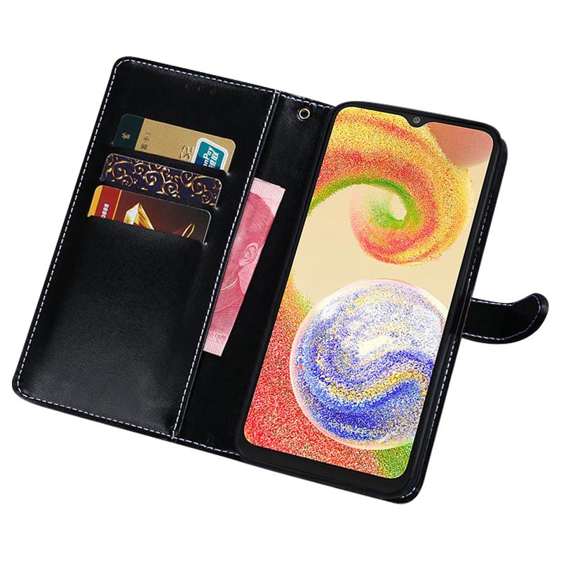 

IDEWEI For Samsung Galaxy M13 4G PU Leather Crocodile Texture Phone Case Wallet Stand Cover Blue