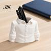 Small Stationery Holder for Desk 3D Printed Shirt Shape Pen Holder, Novelty Organizer, Gift Chefs Decorative Large Capacity Container Office