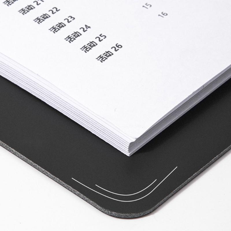 Standard Size Flipping Clipboard Folder With Horizontal Vertical Metal Clip File Organiser For School Office 12.8x9.65In