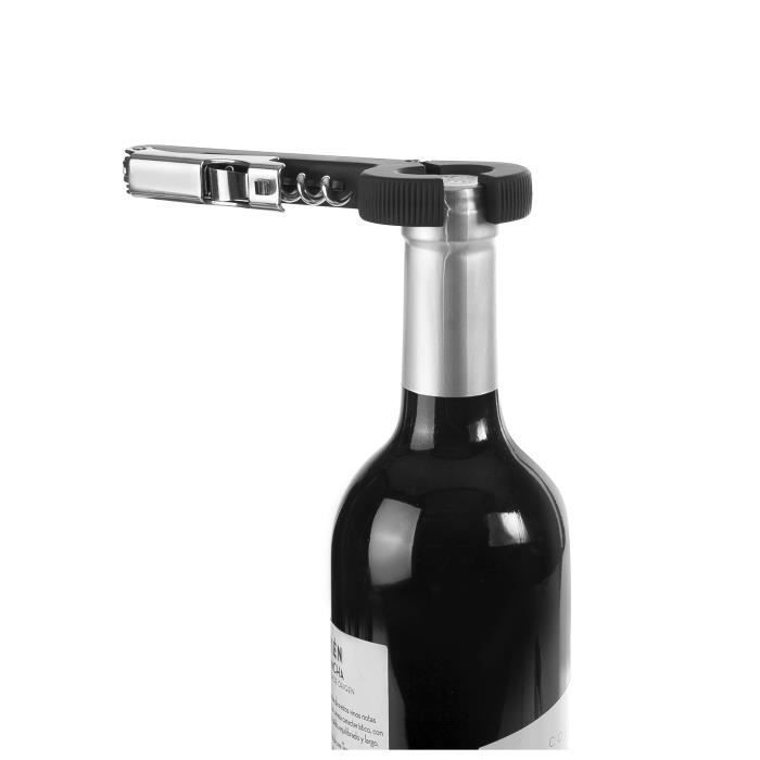 Tire-bouchon - IBILI - Double Appui - Noir - Métal et plastique - Design contemporain