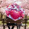 1PC Unicorn Heart Umbrella-8-Rib Reinforced Portable Folding Travel Suitable for All Seasons Outdoor Daily Use  -J0393
