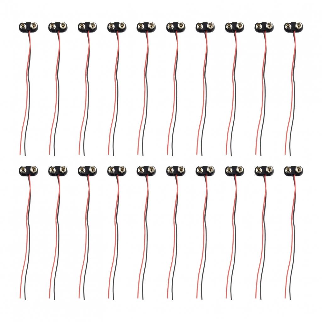 15 Cm Baterie Buton Clip Baterie Carcasă Dură Neagră