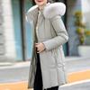 Fashion Women's Coats Winter Long Parkas Hooded Faux Fur Collar Loose Thick Warm Women Jackets