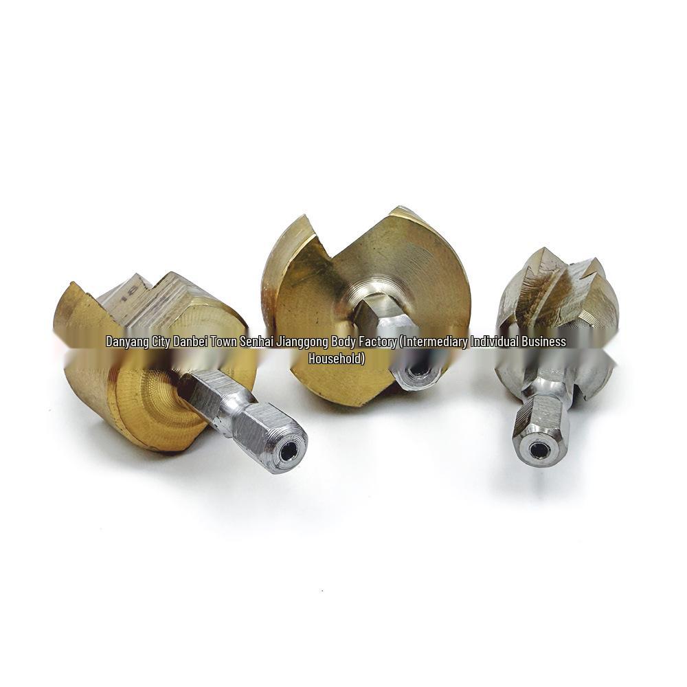 Stopniowy wiertło do rur PPR z chwytem sześciokątnym, dwuzębne, do rur wodnych hydraulicznych, zakres 20/25/32mm – Wielowarstwowe pogłębianie i rozwiercanie.