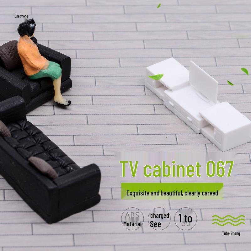 1:50 Scale Model Materials: Sand Table, DIY Indoor Furniture, Wardrobe, Bedside Table, Bookshelf, Wine Cabinet