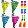 Granny Pants Yard Game Sets for Adults Ball Catch Toy with Bouncy Balls And Marker Cones Giant Outdoor Games