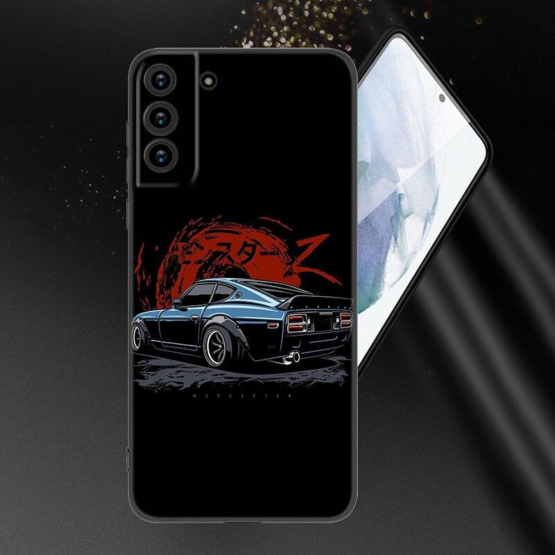 

Чехол для телефона Спортивный автомобиль JDM Дрифт для Samsung Galaxy S20 S21 FE S22 Ultra S10 Lite S10E S9 S8 Plus S7 Edge Мягкий ТПУ Черная крышка Samsung S7