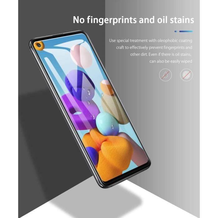 Skärmskydd - LittleMonkey - Samsung Galaxy A21s - Härdat glas - 9H Hårdhet - Anti-repor