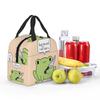 Cute Frog With A Knife Insulated Lunch Bag for Kids School Cooler Thermal Food Box Tote Portable Lunch Boxes Container
