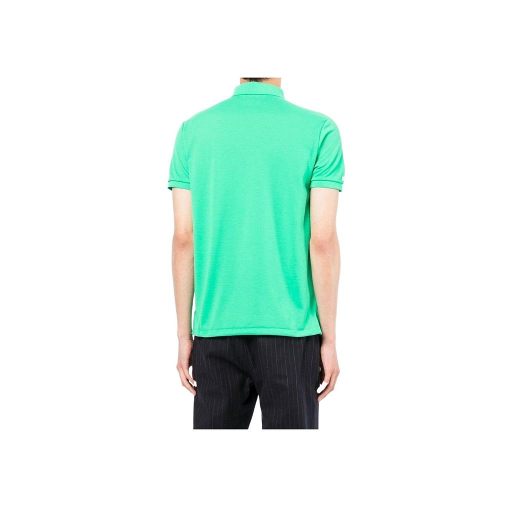 Polo Ralph Lauren Solid Color Logo Embroidered Polo Shirt Men tops Green 710804077-032
