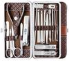 Beauté Secrets Essentials Kit de Manicure com 18 Peças, Ferramentas de Pedicure Para Pés, Cortador de Unhas, Pinça Limpa-ouvidos, Conjunto de Manicure e Pedicure Para Mulheres e Homens