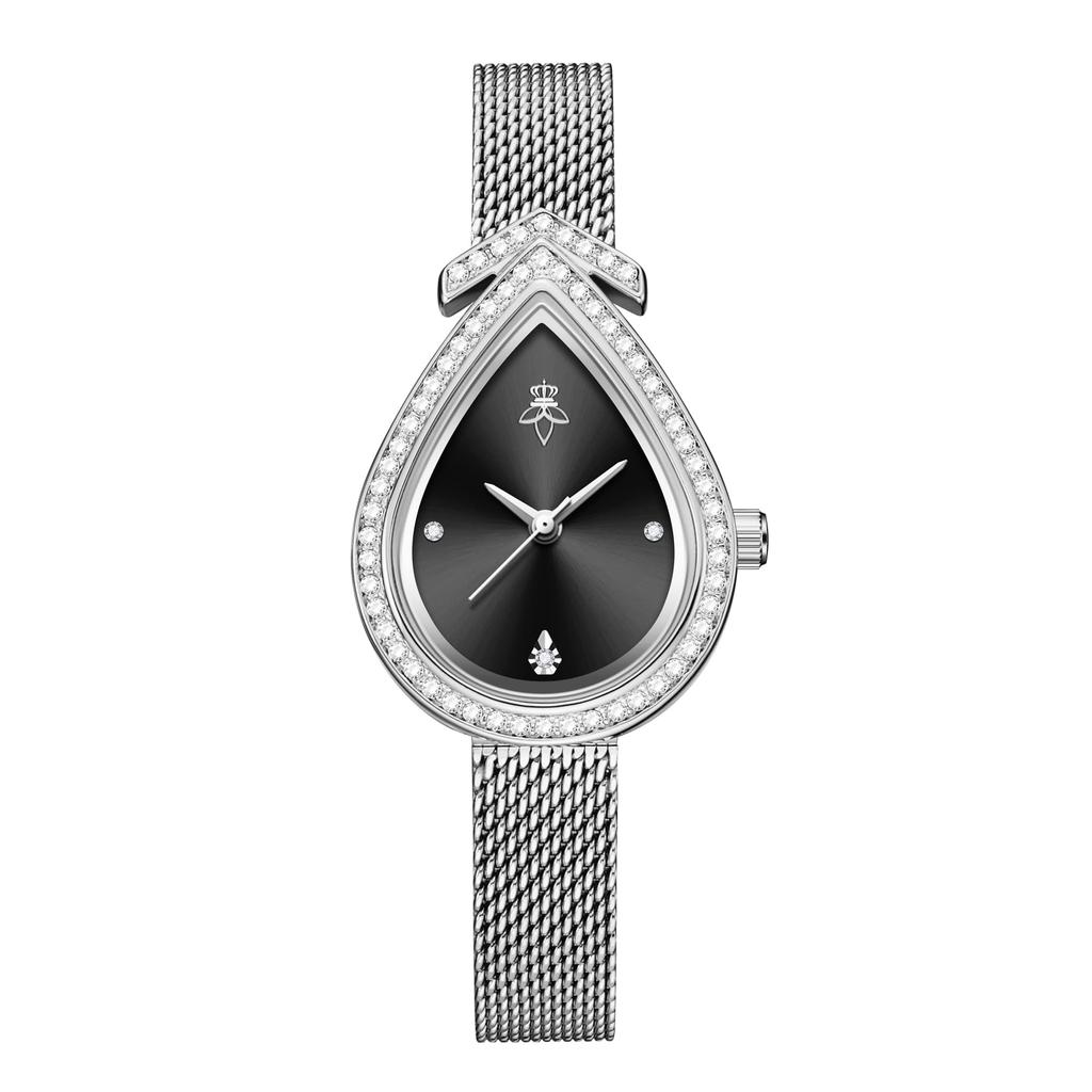 YaLaLuSi Brand Retro Women's Quartz Watch Design Gold Rhinestone Decoration Watch Temperament Elegant Ladies Gift