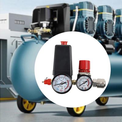 Pressure Switch for Air Compressor 90-120 PSI Voltage Regulation 4 Hole