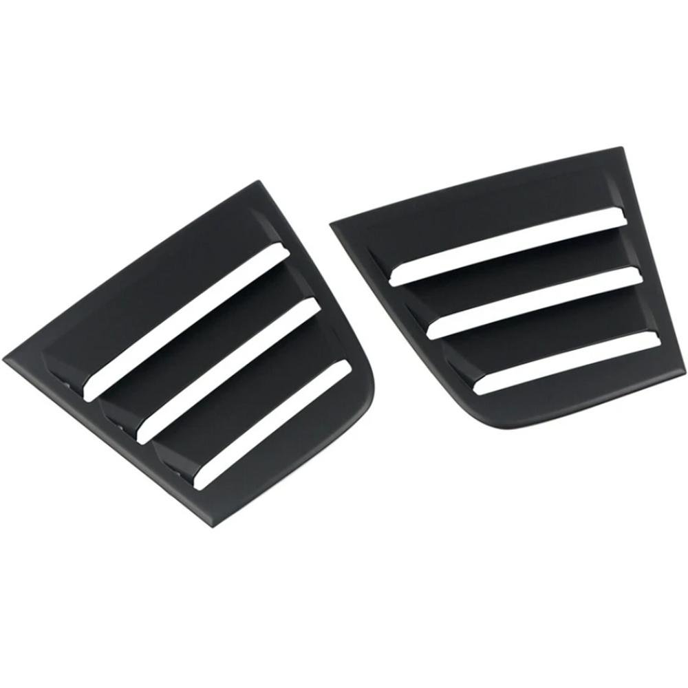 2Pcs/Set Rear Window Blinds Quarter Louvers Cover For Dodge Charger 2011-2021