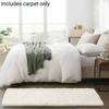 Cute And Cozy Nordic Style Carpet For Living Room And Bedroom Long Fur Hand Washable