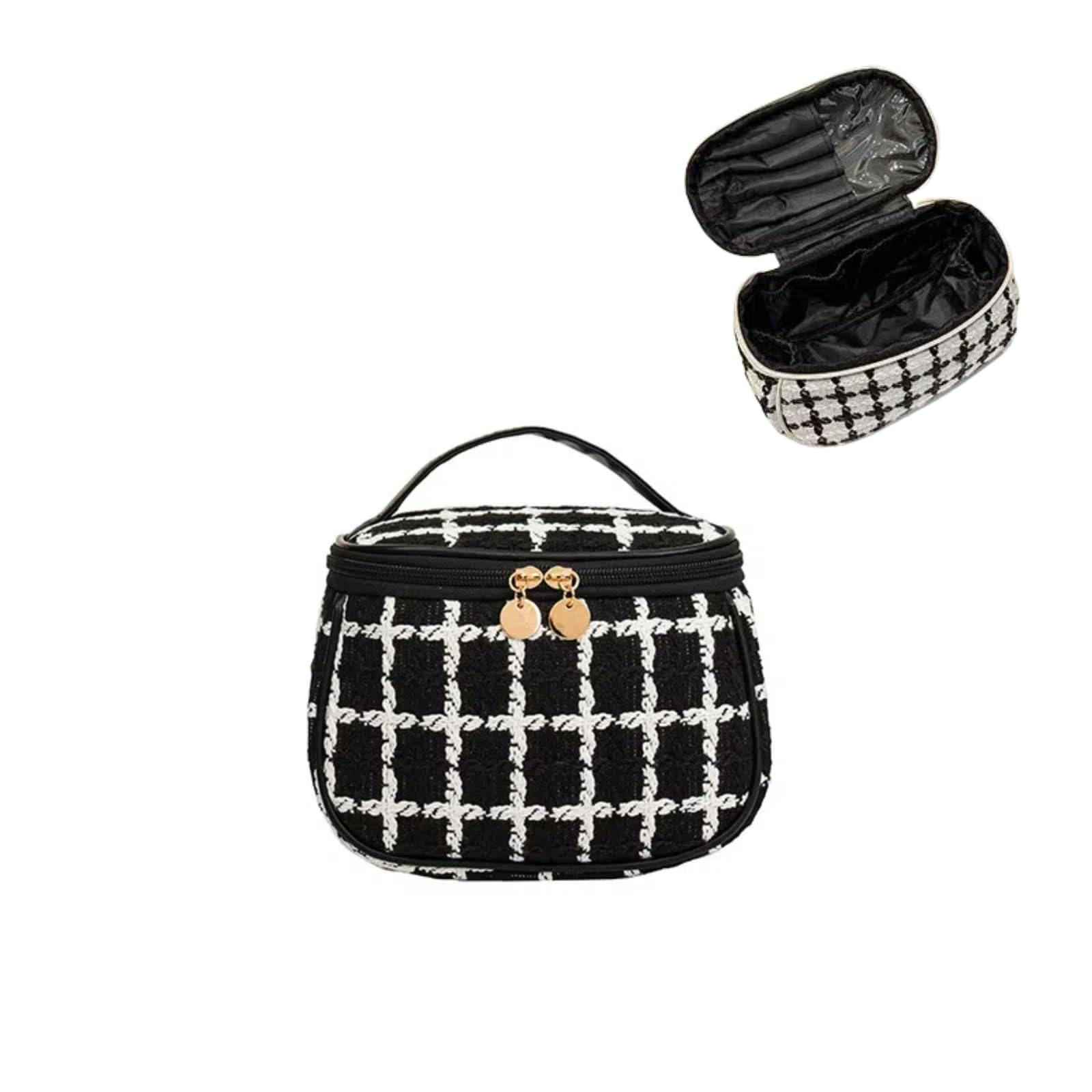 

Tumecos Cosmetic Makeup Portable Cosmetic Multifunctional Vanity Travel Cosmetic Lightweight and Cute Makeup Makeup Toiletry Bag for Makeup and