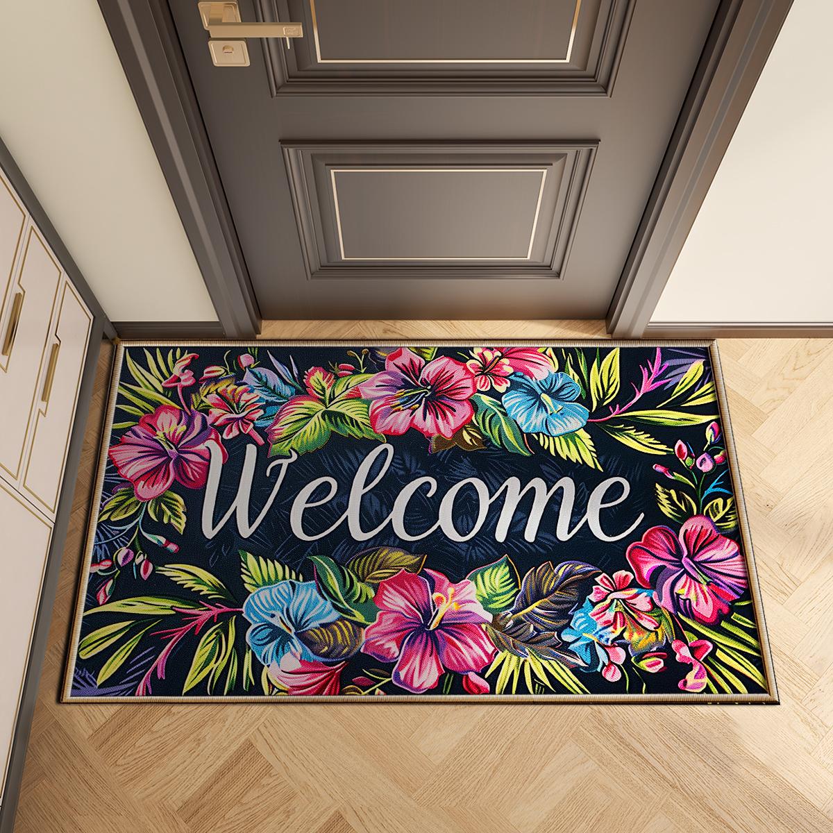 

Роскошный придверный коврик для приветствия, коврик для улицы, коврик для пола в комнату, коврик для двери в прихожую, домашний декор для гостиной 40x60cm оранжевый