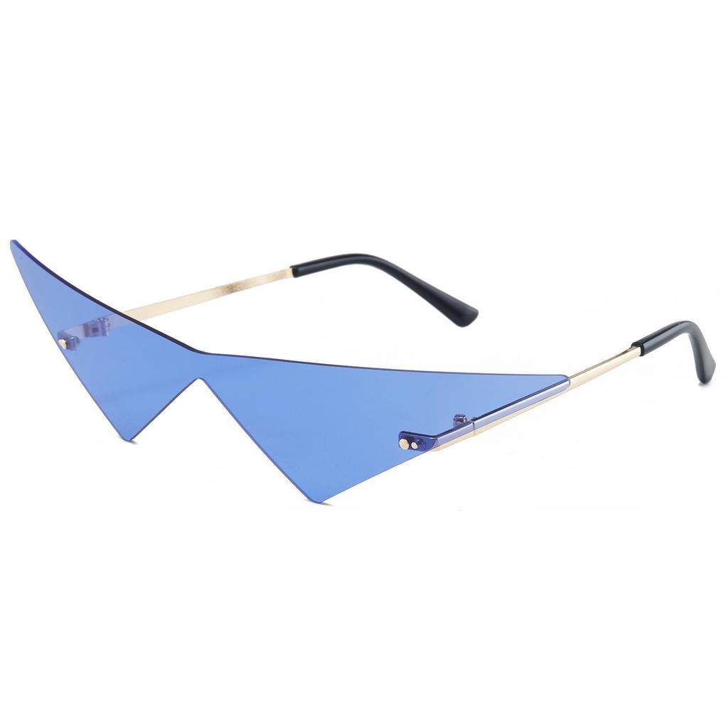 Stylish Frameless Triangle Sunglasses for Halloween, Christmas & Hip Hop Parties