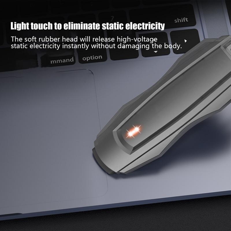 Anti-Static Keychain Car Body Static Eliminator Discharger Car Static Electricity Releaser Keychain Auto Body Static Discharger