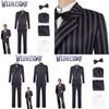 La Famiglia Addams Gomez Addams Costume Cosplay Abito di Halloween Completo di Carnevale