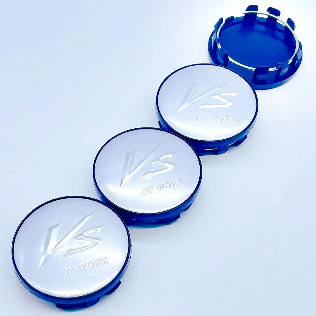 4pcs/lot 3D High Quality 59mm Car Wheel Hub Cover Center Caps for VS W Work Racing Styling Badge Emblem Accessories