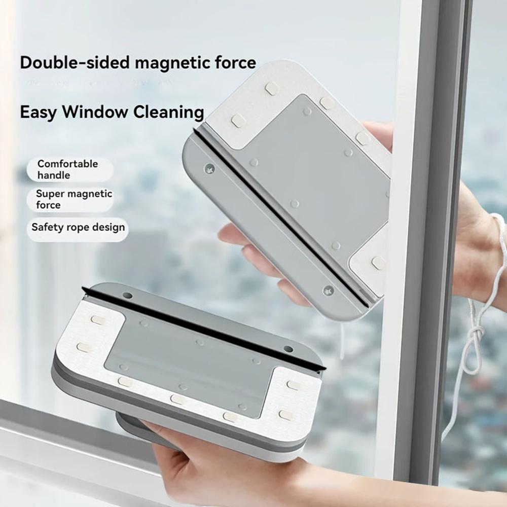 1PC Glass Cleaning Household High-Rise Strong Magnetic Double-Sided Cleaning Brush For Window Cleaning Tool
