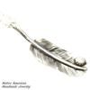 [STERLING SILVER 925] Feather Silver Necklace Pendant Chain AMTHANE-007