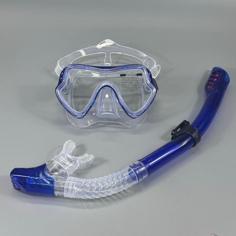 Schwimmmaske Schnorchel Brillen Set Tauchausrüstung Schnorcheln Sportartikel Erwachsene Vollständig Trockene Brillen