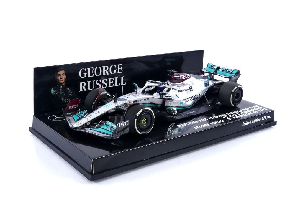 Minichamps Petronas W13E Russell AUS GP 2022 3rd Place Finished Model 1/43 M-AMG