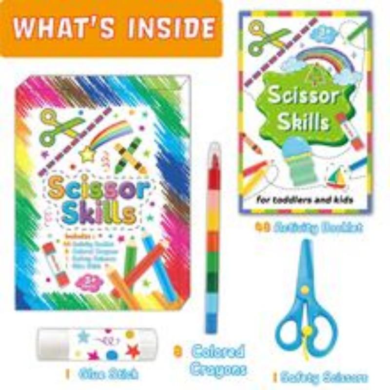 1BOOK children's stick figure cartoon graffiti step by step to learn to draw early education enlightenment fun coloring painting book