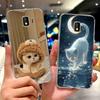 For Samsung Galaxy J2 Core 2018 Case Flower Dragon Soft Silicone TPU Back Cover For Samsung J2 Core J2 Pro 2018 Phone Cases Bags