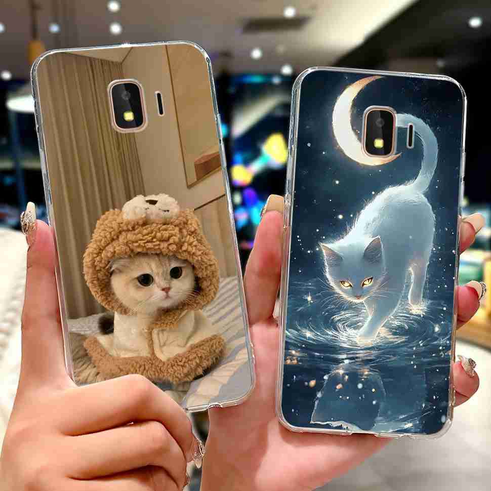 For Samsung Galaxy J2 Core 2018 Case Flower Dragon Soft Silicone TPU Back Cover For Samsung J2 Core J2 Pro 2018 Phone Cases Bags
