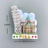 Italy Souvenirs Fairy Tale Sicily Fridge Stickers Wedding Gifts Circus Venice Pisa Fridge Magnets Home Decoration Wedding Gifts