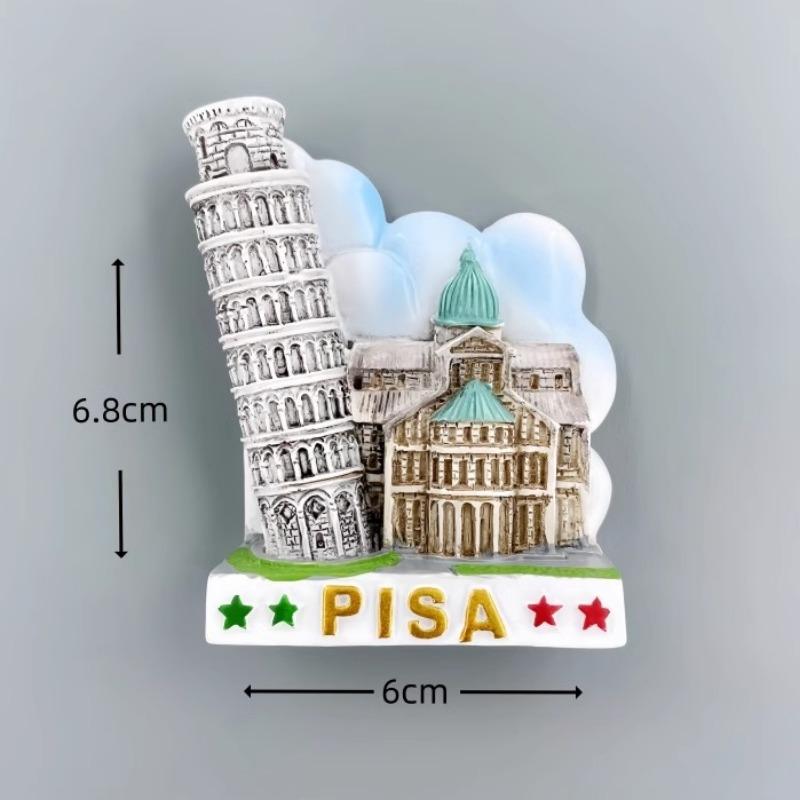 Italy Souvenirs Fairy Tale Sicily Fridge Stickers Wedding Gifts Circus Venice Pisa Fridge Magnets Home Decoration Wedding Gifts
