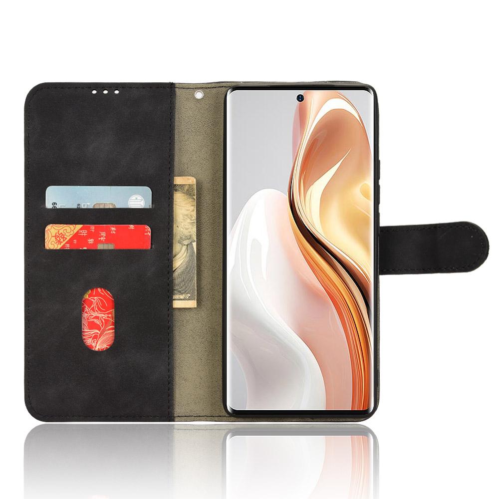 

For Ulefone Note 17 Pro Case Skin-Feel Wallet PU Leather Phone Cover Green