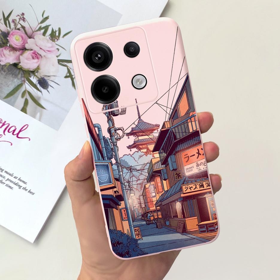 For Xiaomi Redmi Note 13 4G Case Cute Fashion Cartoon Cover Soft Silicone Phone Case For Redmi Note 13 Pro Plus Note13 5G Bumper