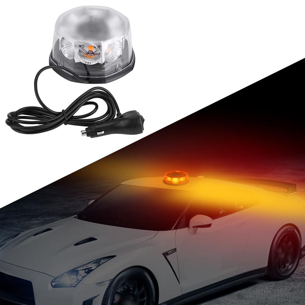 8 LED 40W 12-24V Magnetisch montiertes Auto Dach Stroboskop Notwarnung Blinklicht Rot & Blau
