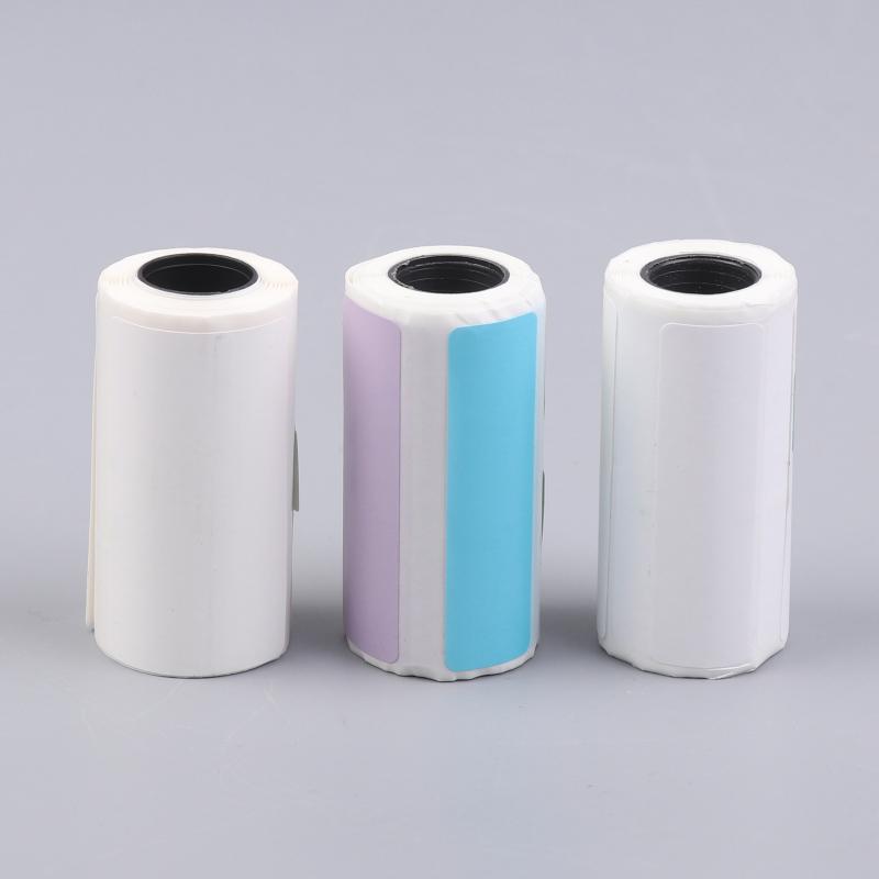 5Rolls Thermal Paper Self-adhesive 15MM 30MM Label Stickers for Pocket Mini Printers Compatible with Paperang P1 P6 A8 Series