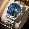 LOUIEJUELEN New Business Men's Quartz Watch Luminous Hands Versatile Calendar Trendy Men's Watch relogio masculino Watch for men