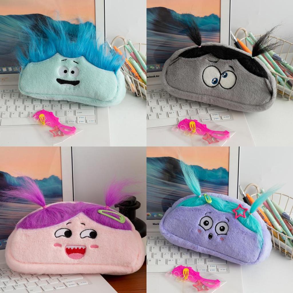 Cute Plush Stationery Organizer With Big Storage Space For School And Home