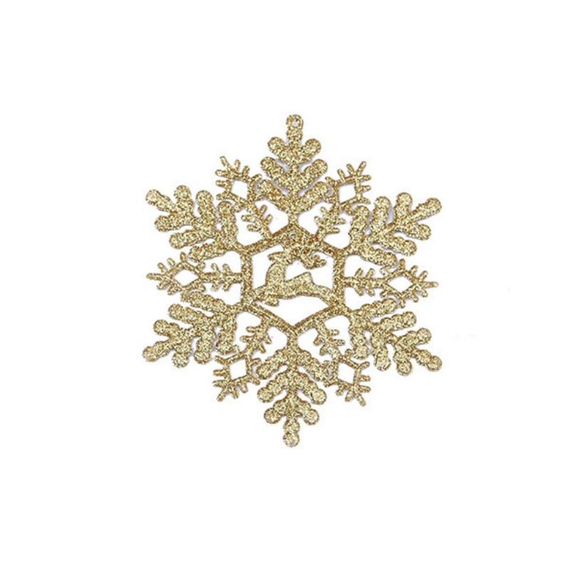 Decorations Christmas Party Snowflake Strips Transparent Plastic Festive Decor