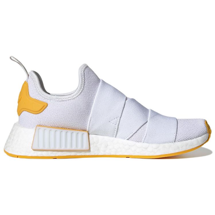 Adidas NMD_R1 Strap White Collegiate Gold Women Sneakers Cloud-White HP2360